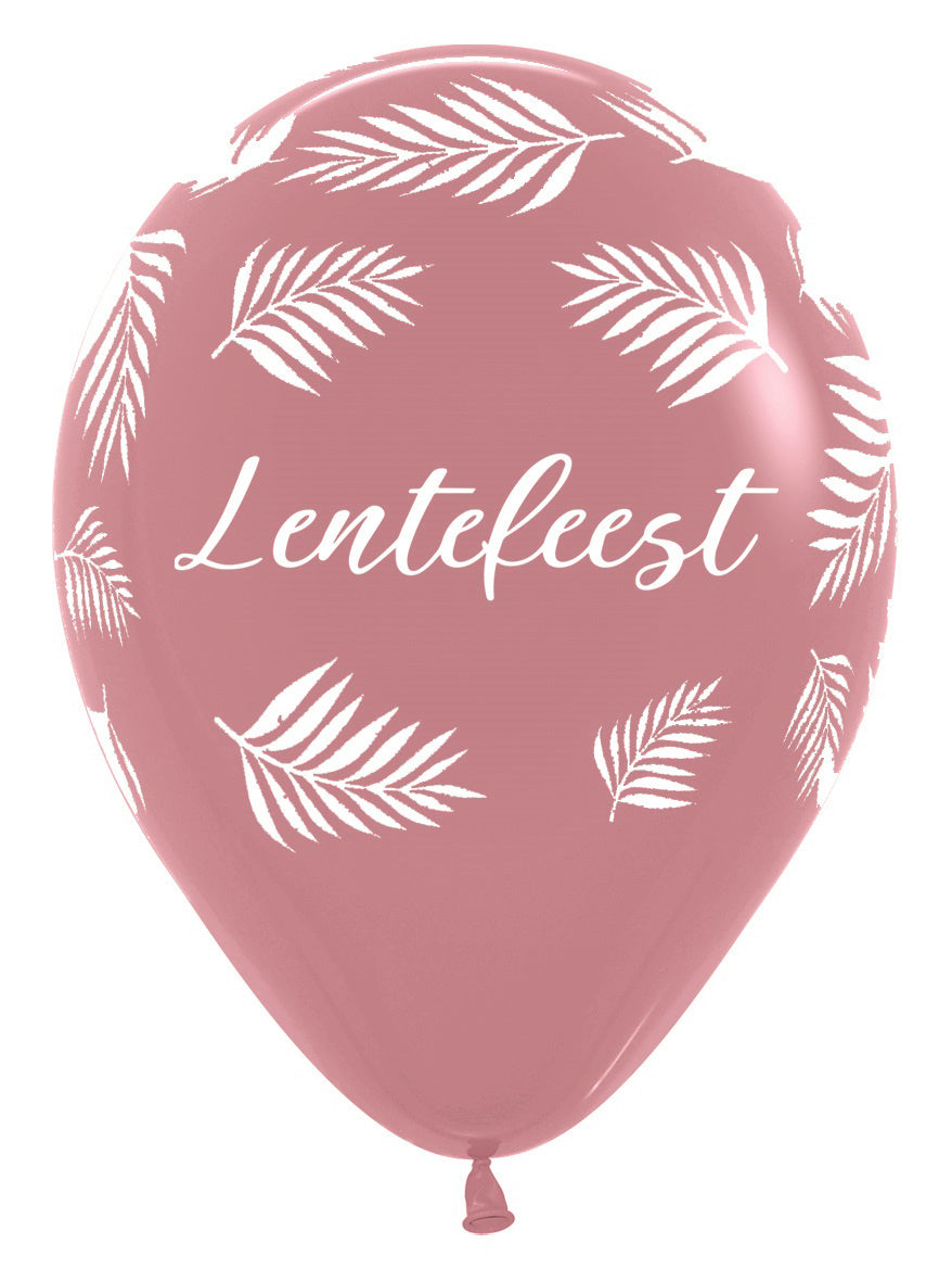 Ballonnen Lentefeest Palms Rosewood 30cm 25st