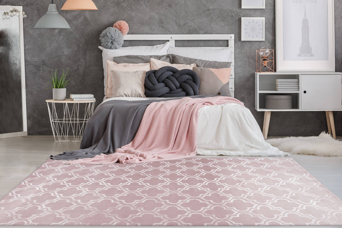 Teppich MONROE 100 - rosa - 120x170 cm