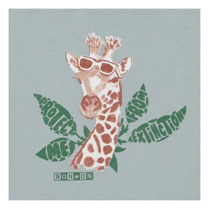 Bonton T-Shirt Tubog Coton Bio | Bleu ciel