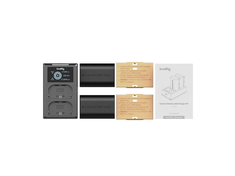 Smallrig Digitalkamera-Akku LP-E6NH Akku und Charger Kit Akku und Charger Kit LP-E6NH für Canon Kameras