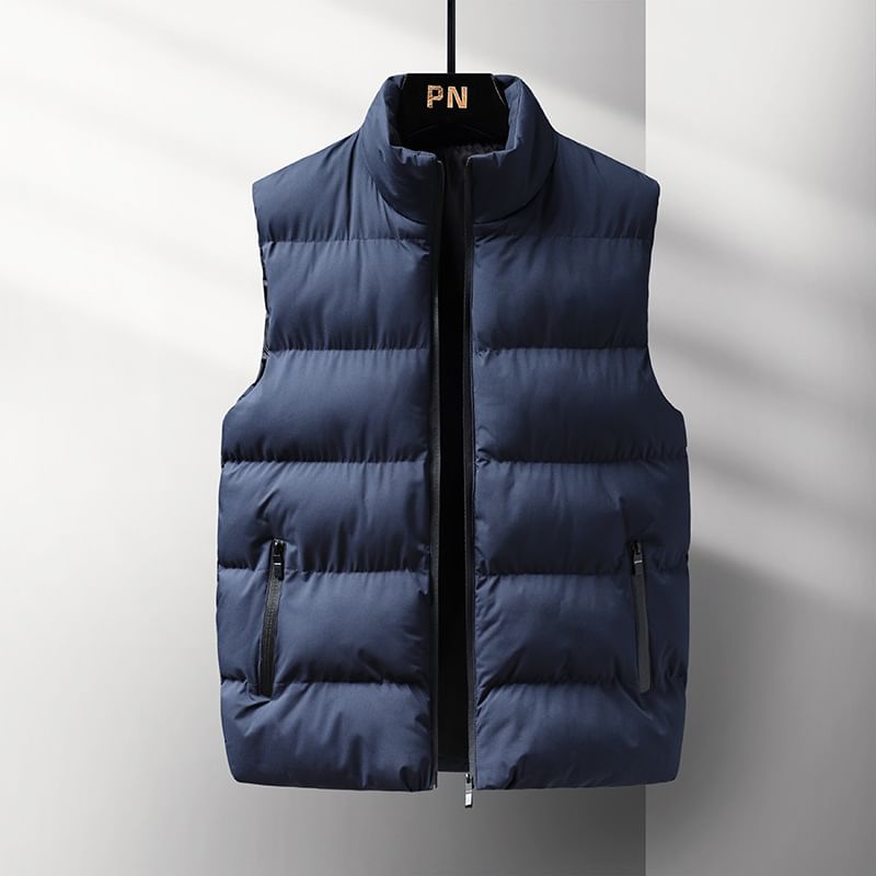 YIKES - Puffervest met opstaande kraag en rits