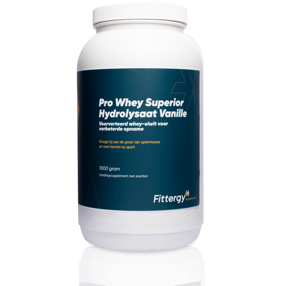 Fittergy Supplements Pro Whey Superior Hydrolysate Vanille 1000 gr