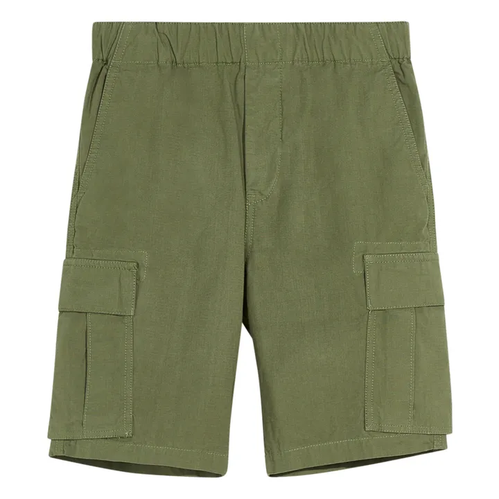 Bellerose Short Cargo Paz | Vert kaki