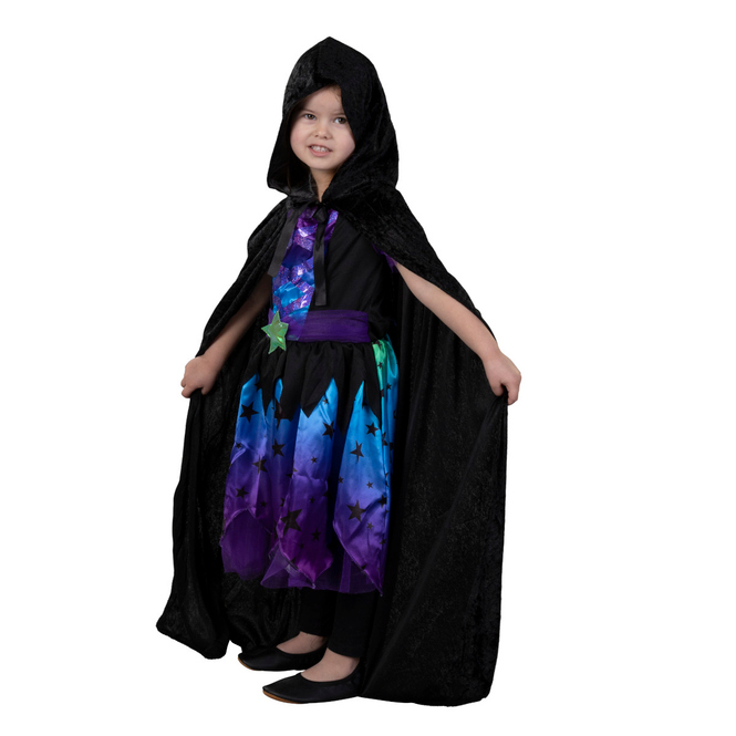 Cape - für Kinder - Samt - schwarz