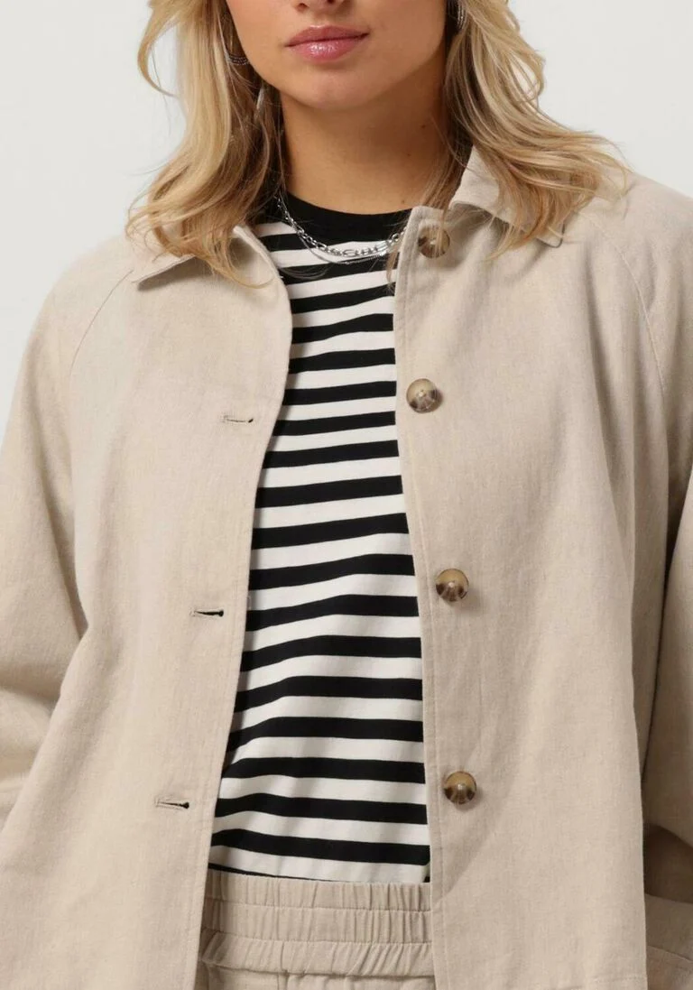 MODSTR\u00D6M beige modstr&ouml;m jack parkmd short jacket