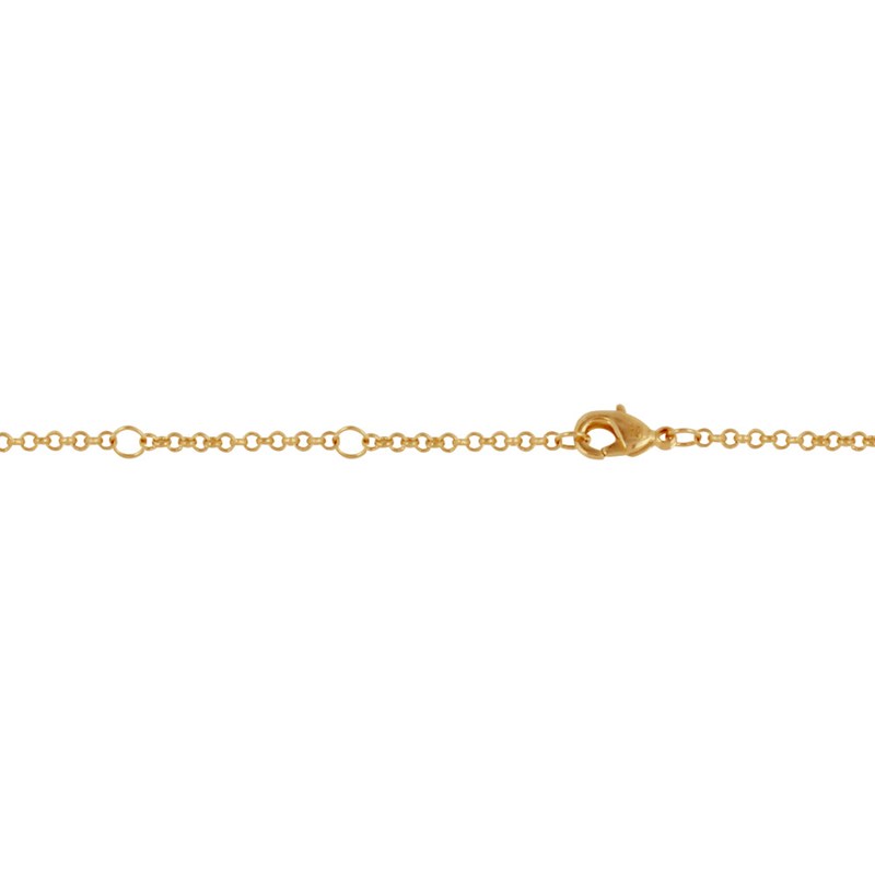 Chaine en Plaqué Or 2mm Maille Jaseron 3 Tailles