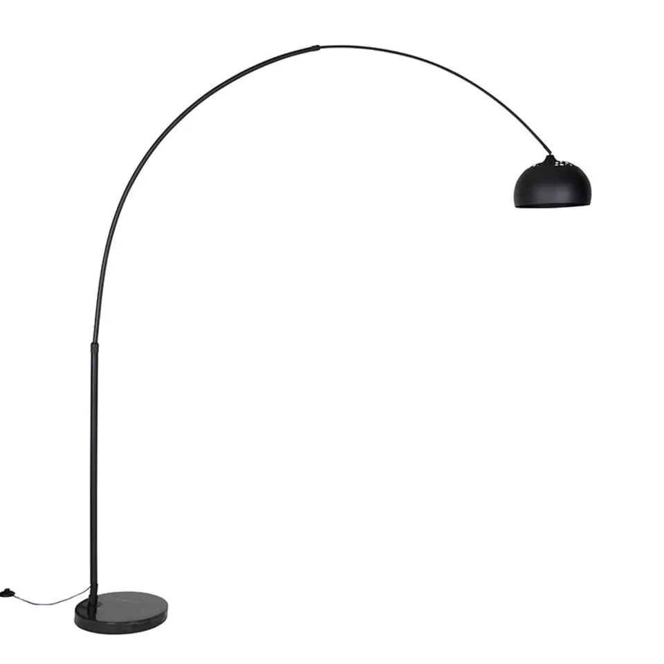 Qazqa booglampen xxl zwart e27