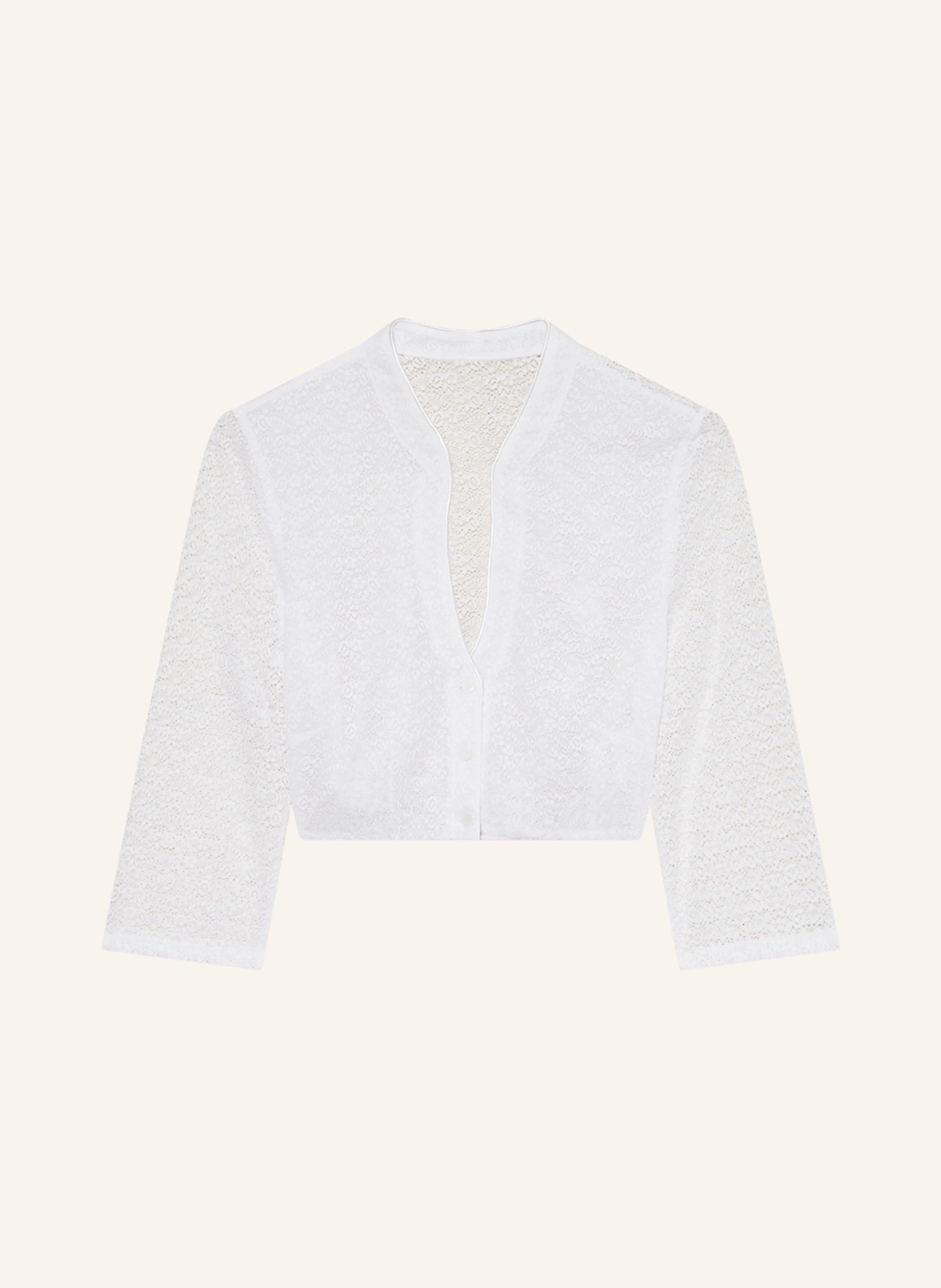 WALDORFF Dirndlbluse mit 3/4-Arm