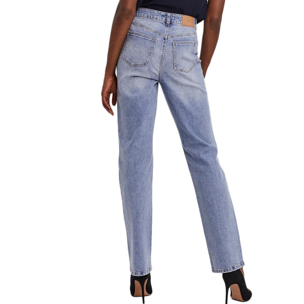 Vero Moda Jean Coupe Droite Bleu Femme Vero Moda Straight
