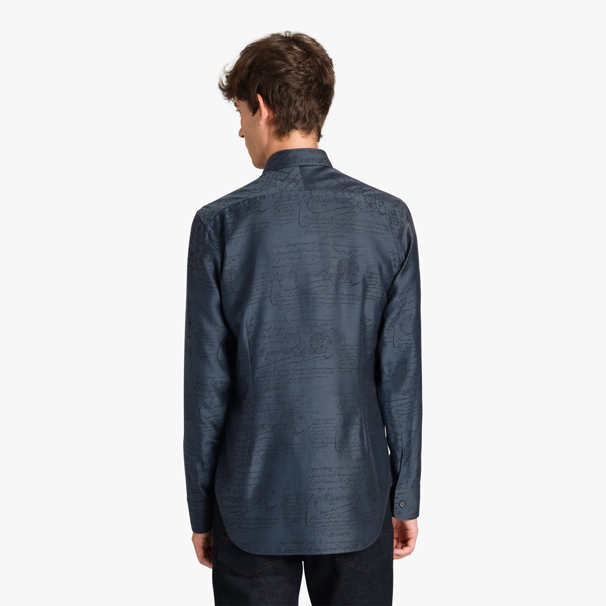 Chemise Andy En Coton Et Soie Scritto