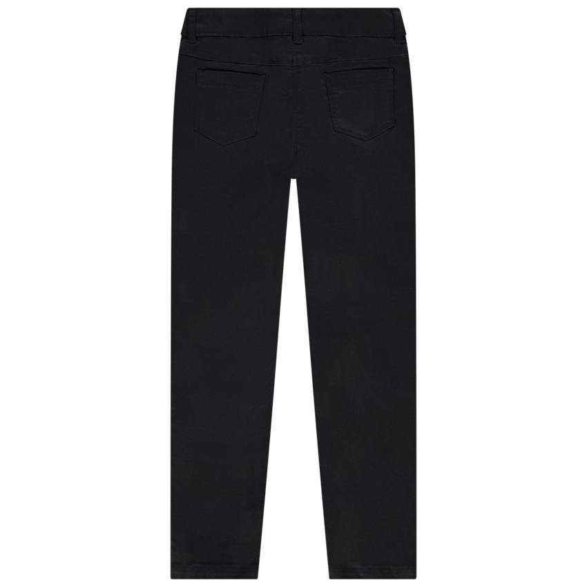 Pantalon slim en twill uni pour fille