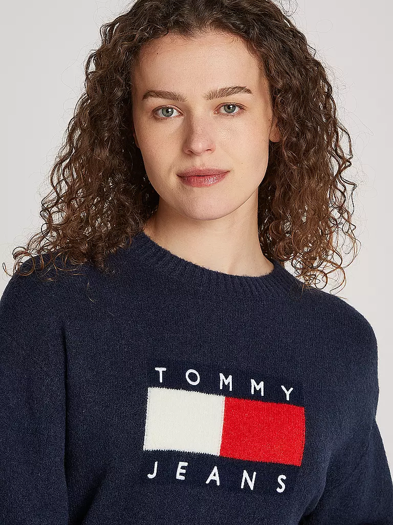 TOMMY JEANS Pullover dunkelblau