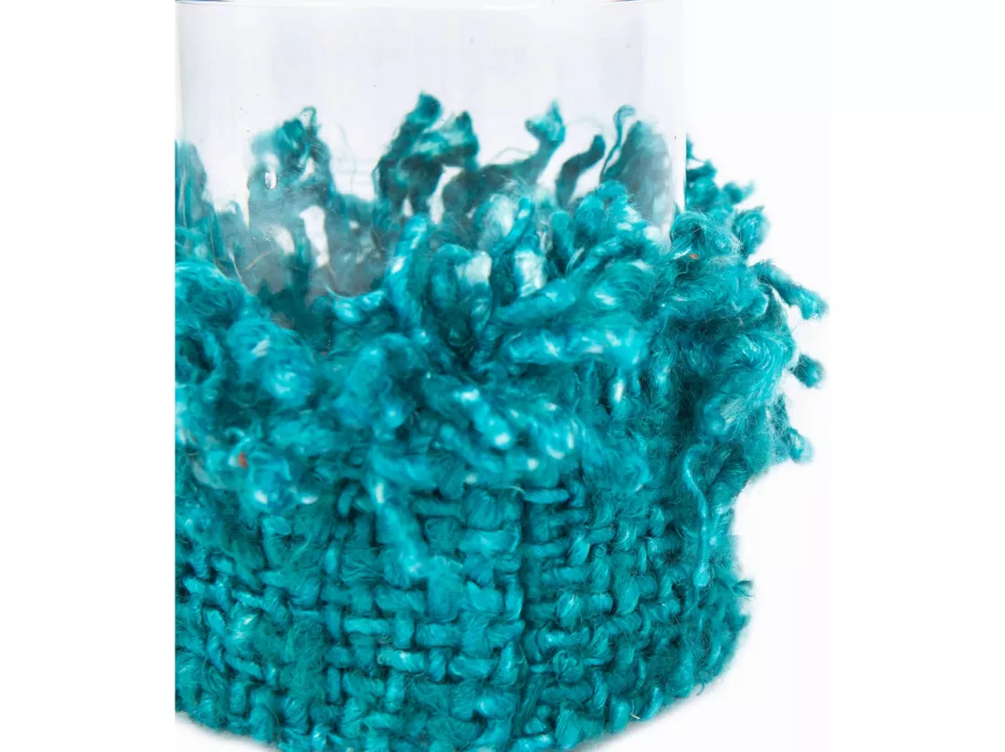 Bougeoir Oh My Gee coton bleu Bazar Bizar