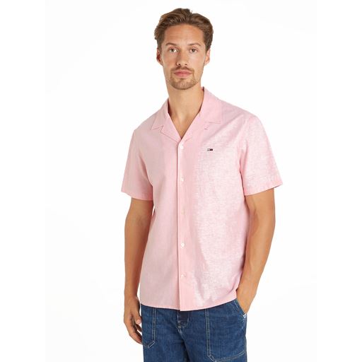 Tommy Jeans Camp Skjorte, Tickled Pink, L