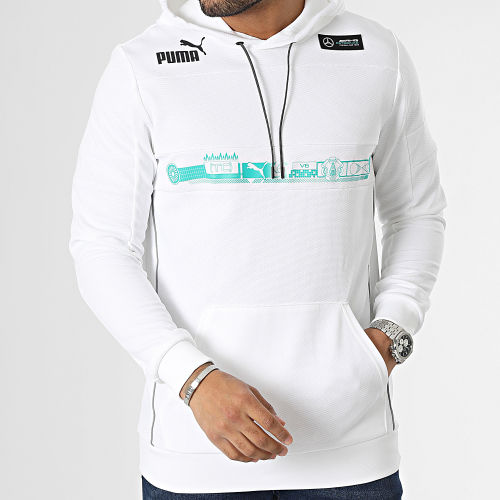 Sweat Capuche MAPF1 538448 Blanc