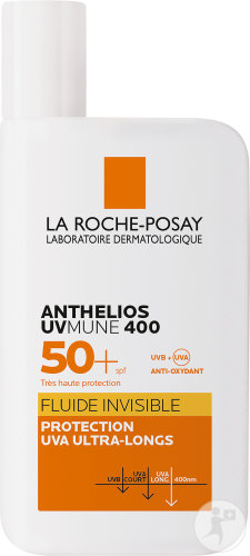 La Roche Posay Anthelios UVmune 400 Fluide Invisible Ultra-Résistant Avec Parfum IP50+ Flacon 50ml