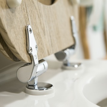 Tiger WC bril Steigerhout met Softclose