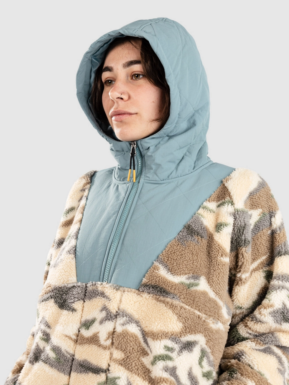 Passenger Beaumont Recylced Sherpa Jacket mount scenic oatmeal