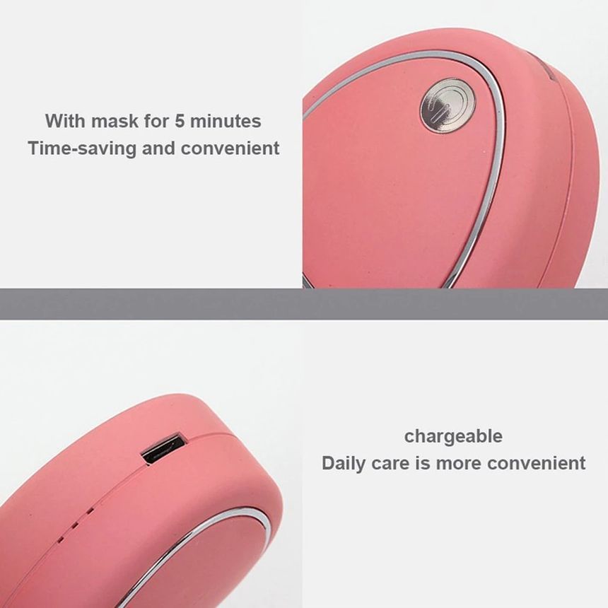HOMTEC - USB oplaadbare reisgezichtsmassager