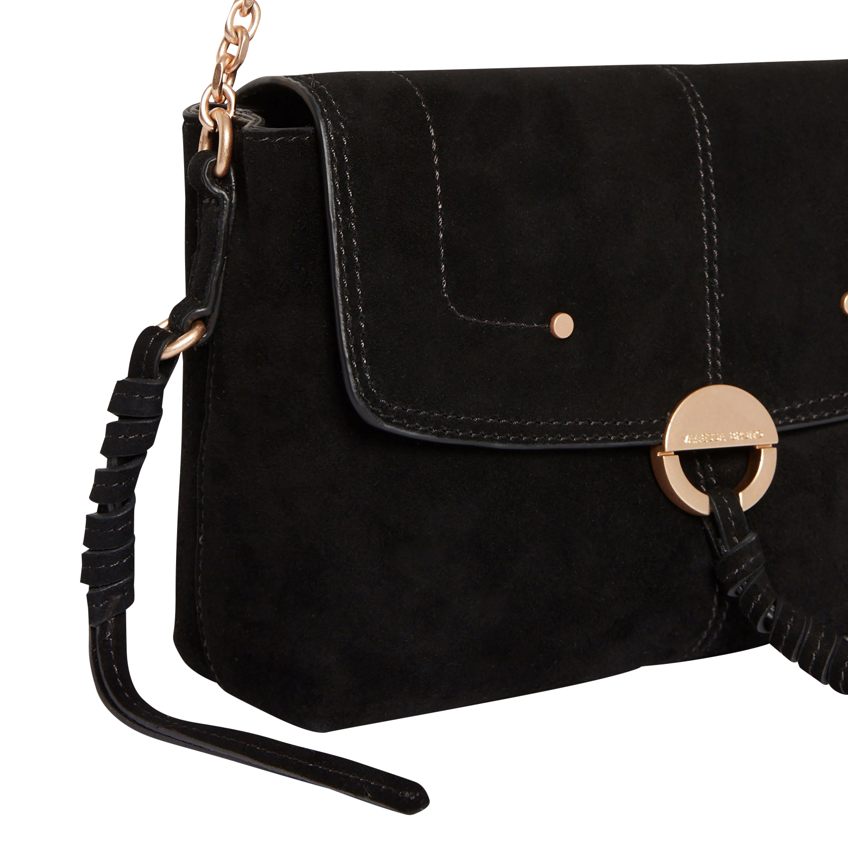 OTHILIA - Petit sac bandoulière en cuir | Noir