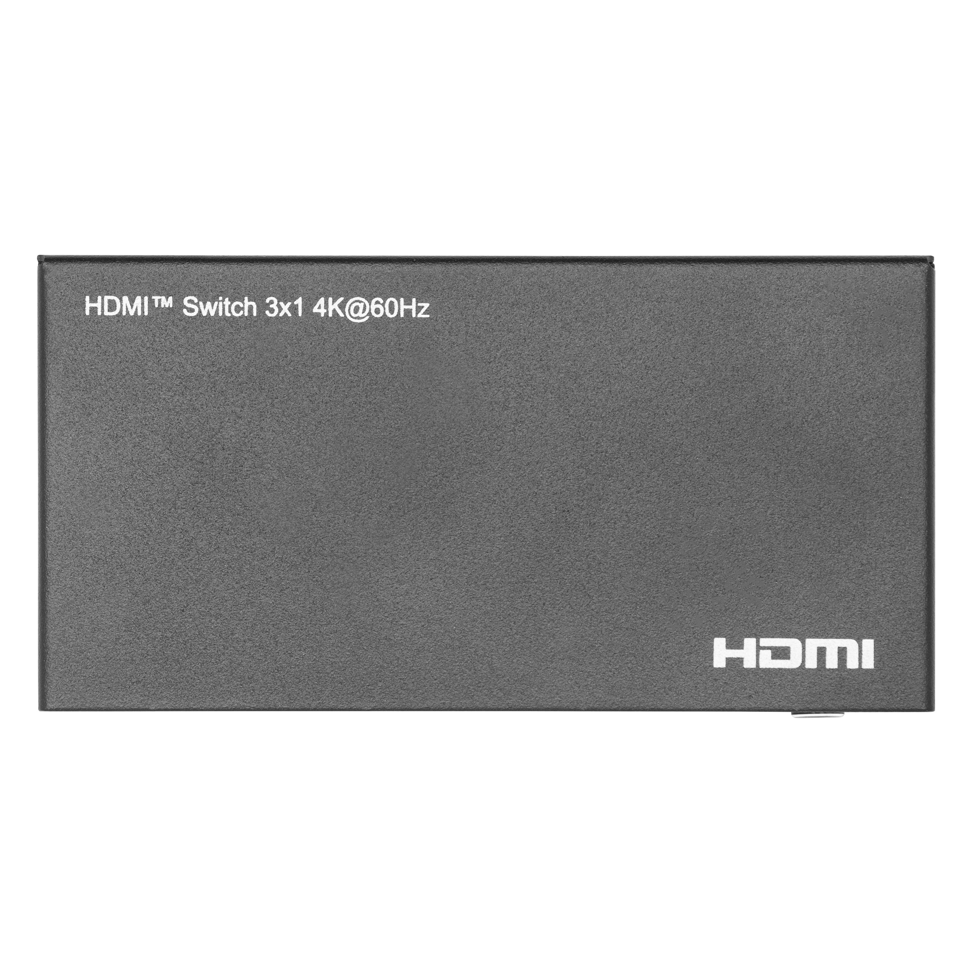 Luxorparts 4K HDMI-switch med fjernkontroll 3-veis