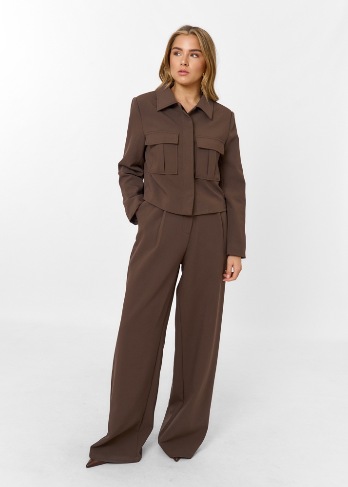 Tess jacket choco bruin