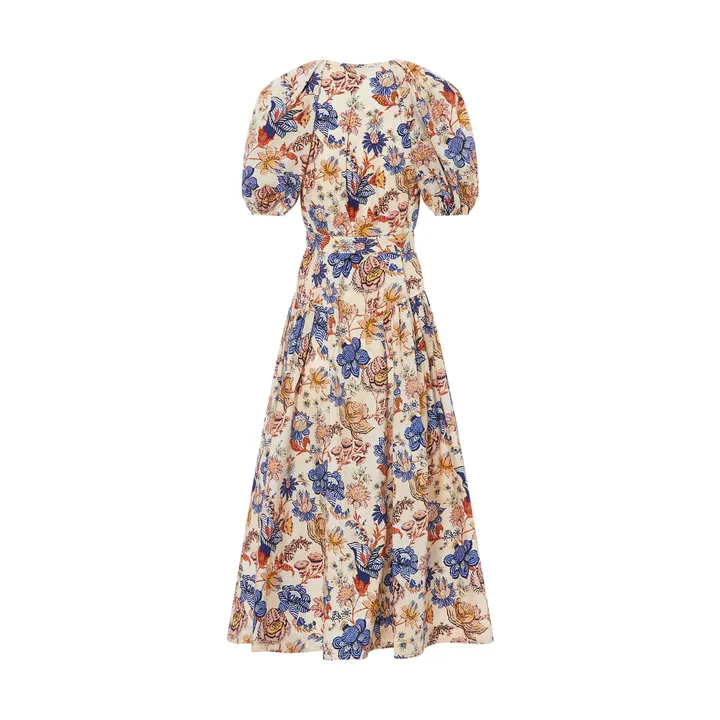 Ulla Johnson Robe Carina Popeline de Coton | Ecru