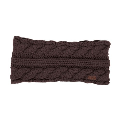 Faixa de cabelo/tiara para adultos na cor chocolate