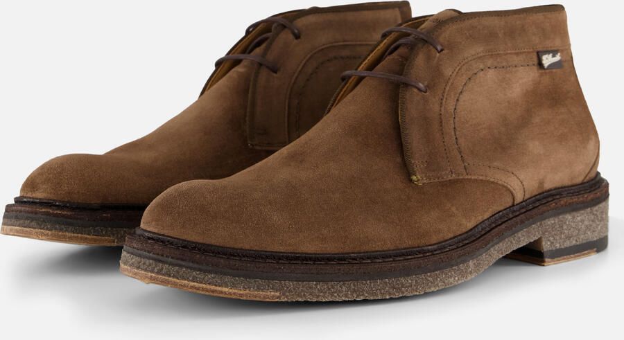 FLORIS VAN BOMMEL Nette Schoenen Heren Sfm-50163 De Tanker Maat: 42⅔ Materiaal: Suède Kleur: Bruin