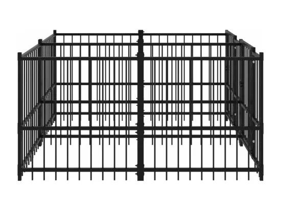 Chenil cage enclos pac noire 194 x 193.5 x 100 cm 02_0041833