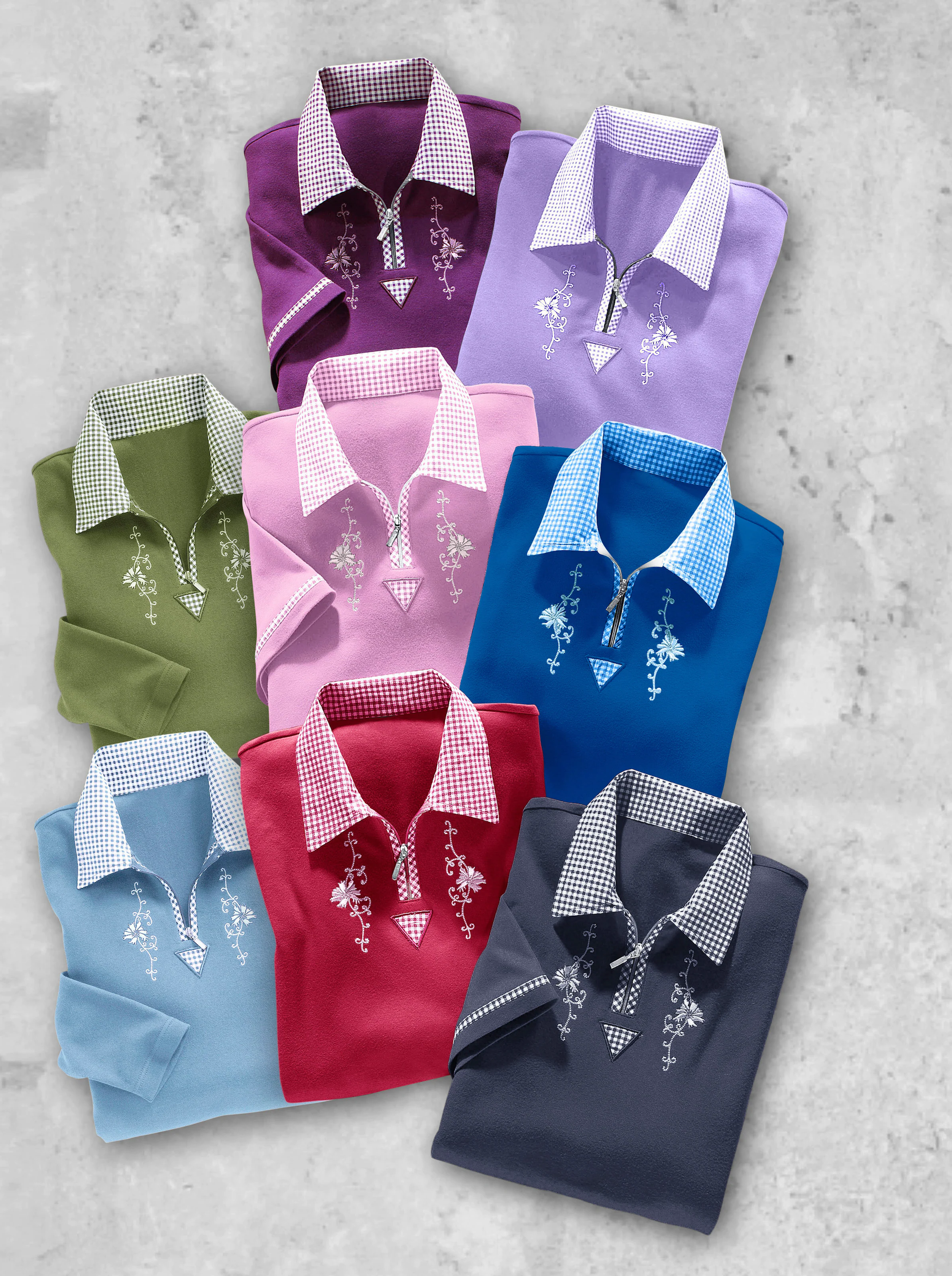 Poloshirt in marine