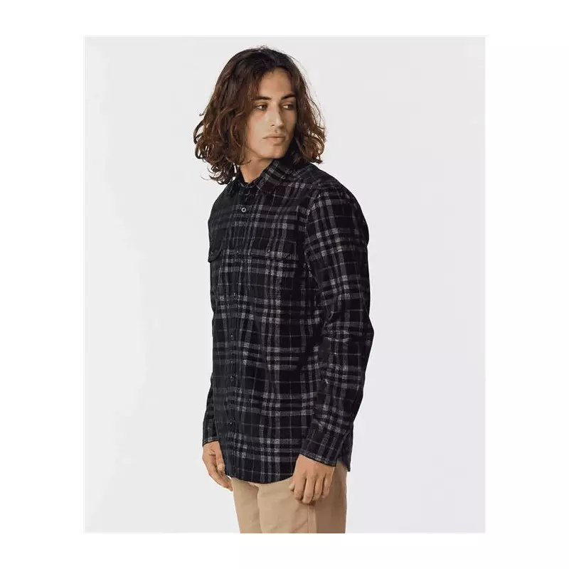 Chemise RIPCURL Swc Cord Plaid Shirt Washed Black M