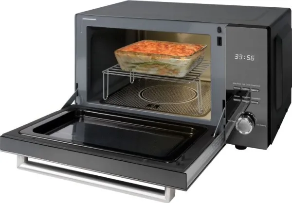 ProfiCook PC-MWG 1204 - Mikrobølgeovn med grill - 23 liter - 800 W - sort