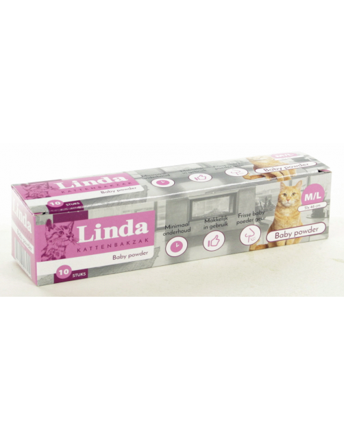 Linda Kattenbakzak Babypowder - Kattenbakaccessoires