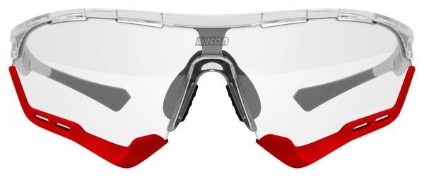 Scicon Sports Aerotech Regular Photochromic Lunettes De Soleil De Performance Sportive (Miroir Rouge Photochromique Scnxt/Briller)