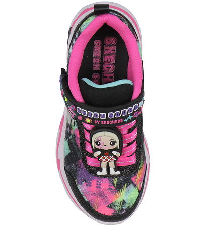 Skechers Sko - Skech Squad - Blåck/Multi