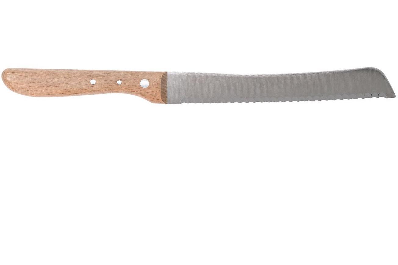 Robert Herder broodmes straight classic roodbeuken RVS
