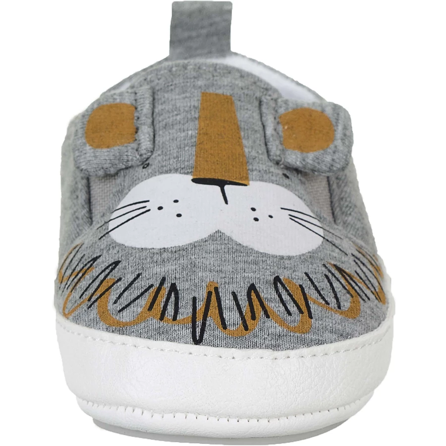 Sterntaler Baby-Schuh Löwe lichtgrau