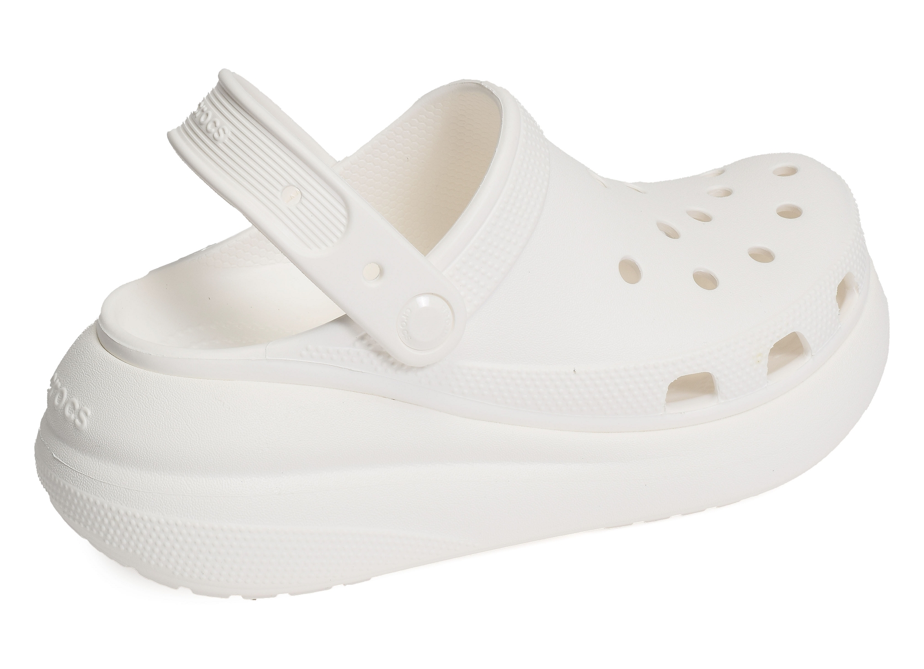 Classic crush clog blanc