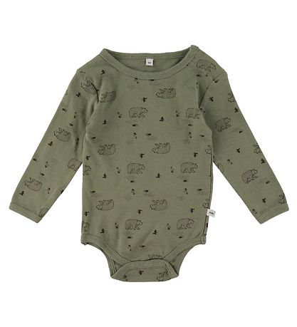 Pippi Baby Body L/æ - 4er-Pack - Deep Lichen Green