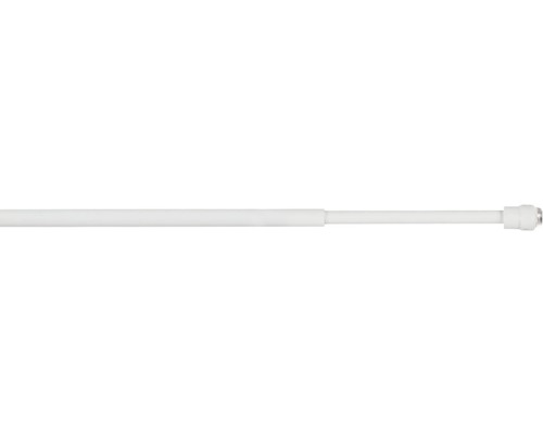 Uitschuifbare klemstang, wit, 40-60 cm, Ø 10 mm