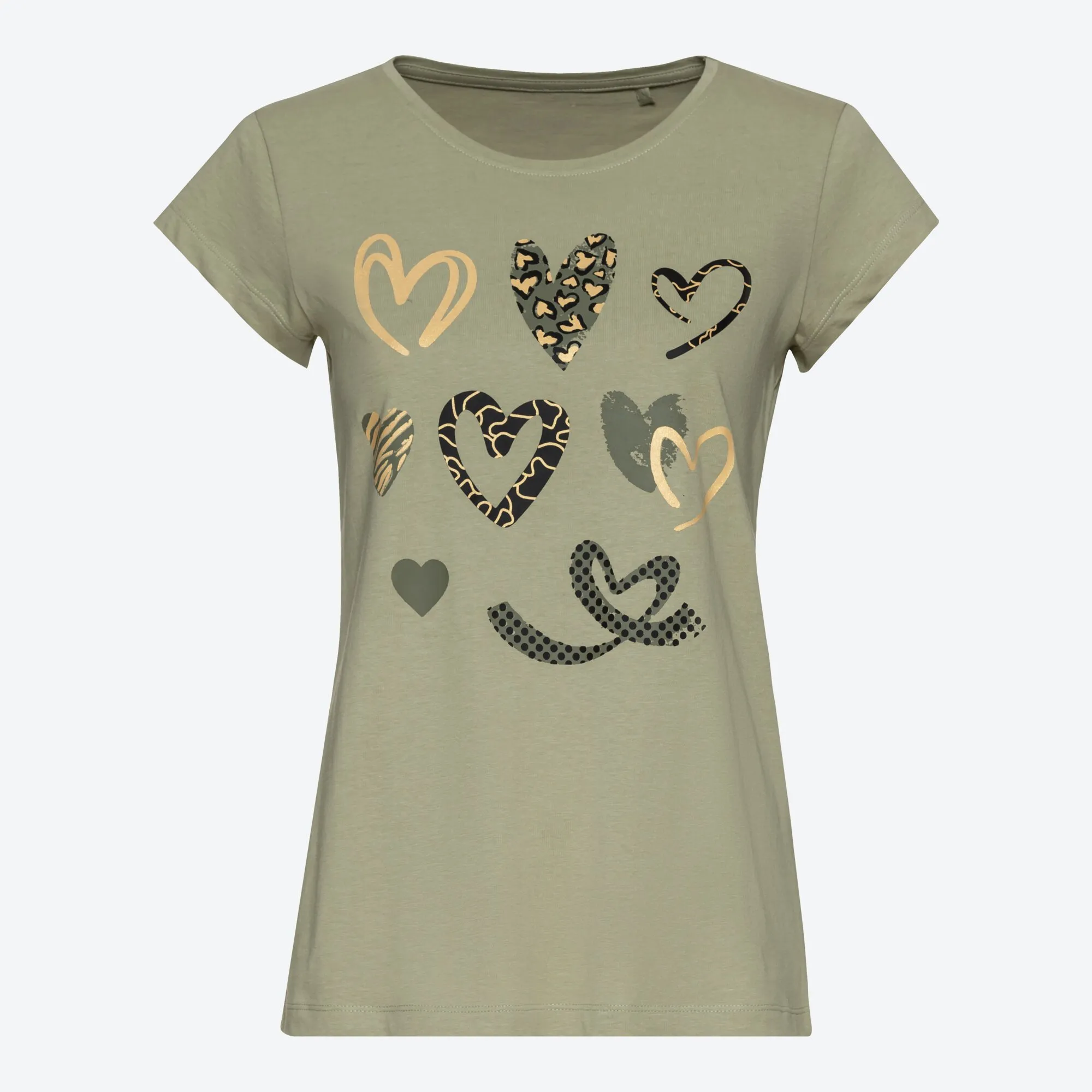 Damen-T-Shirt aus Jersey-Stoff
