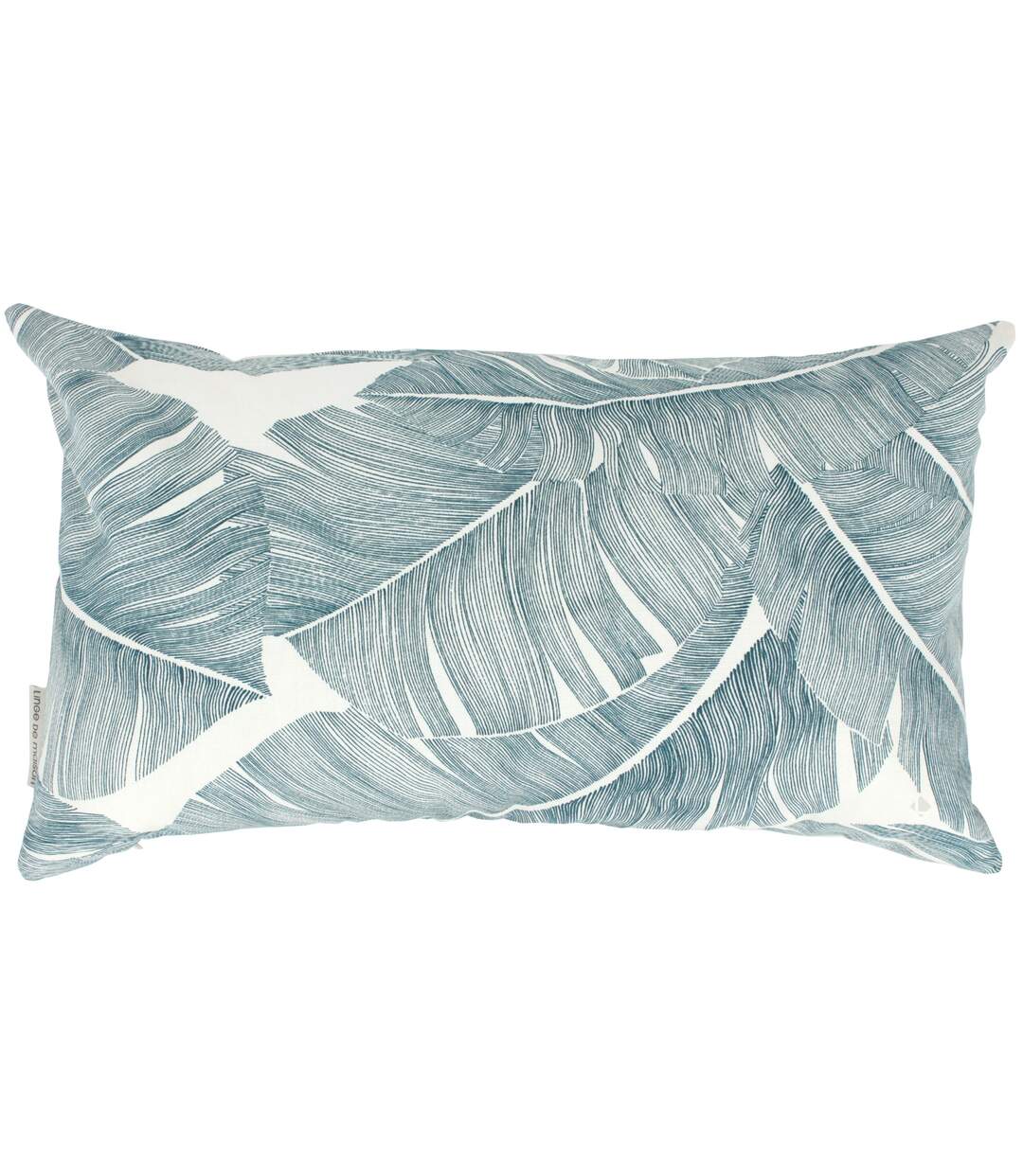 Housse de coussin 45x45 cm PALMITO bleu Glacier