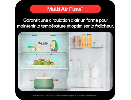 LG - Congélateur armoire GFT61SWCSE