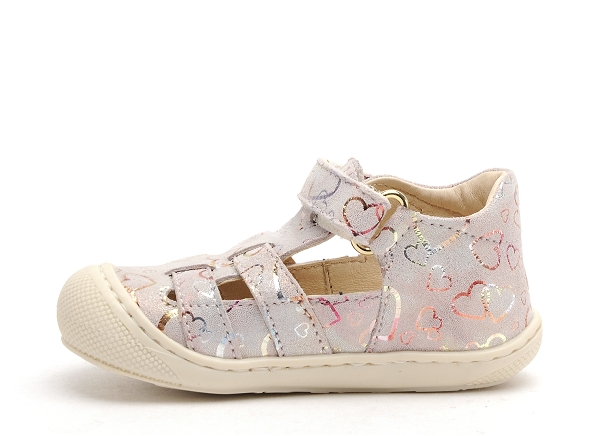 Naturino boots et bottillon bebe bede suede big hearts 0r01 multicolore