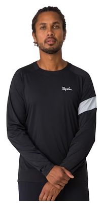 Tee-shirt Technique Manches Longues Rapha Trail Noir / Gris
