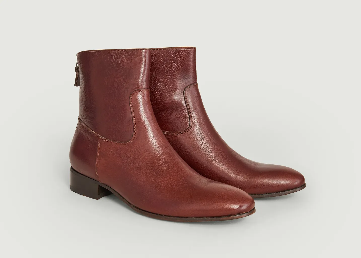 Bottines plates en cuir L'Exception x Anthology L'Exception Paris