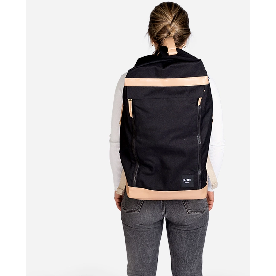 KAOS Weekend Bag schwarz  natur