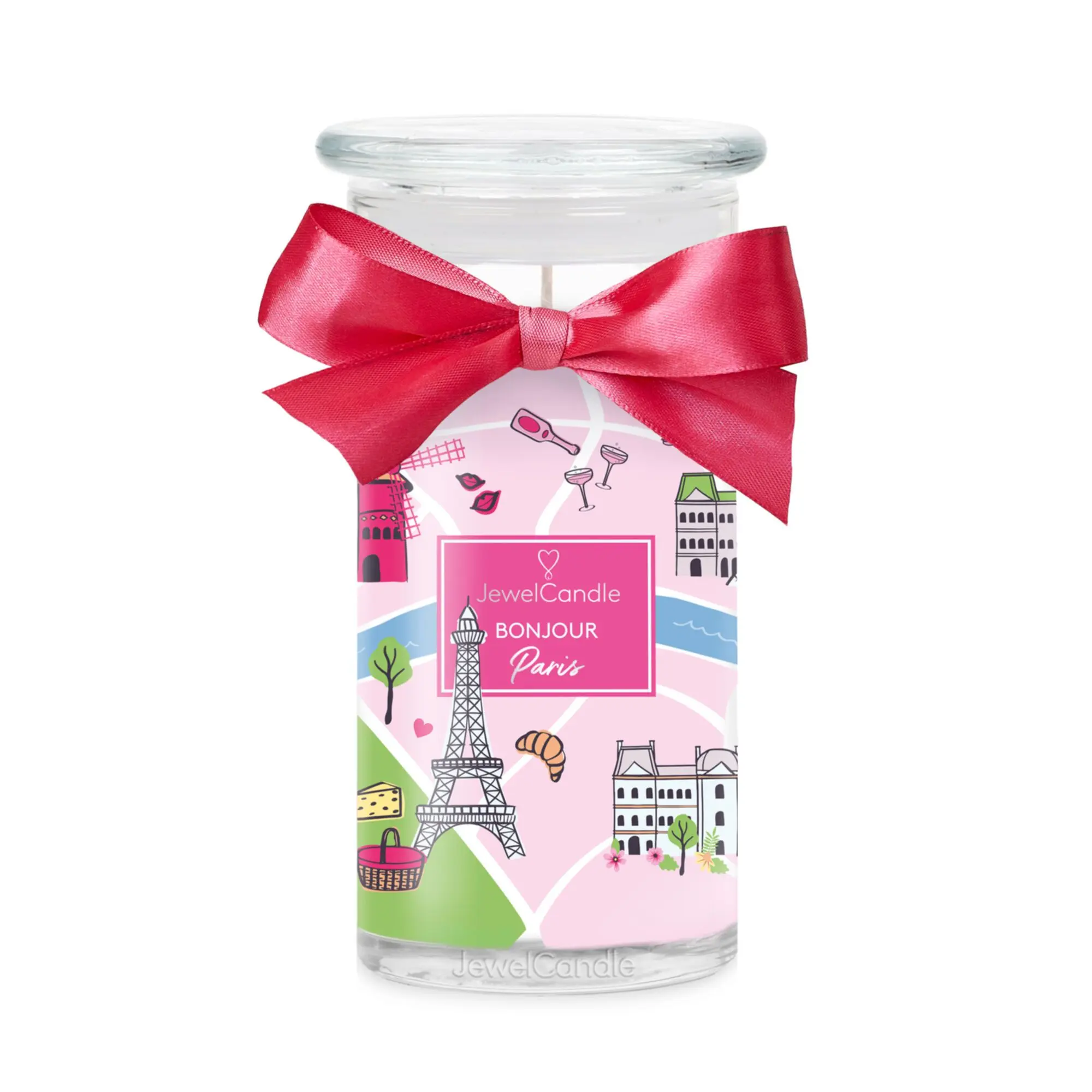 Jewel Candle - Bonjour Paris Collier Bougie Bijou Argent 925 - Bougie