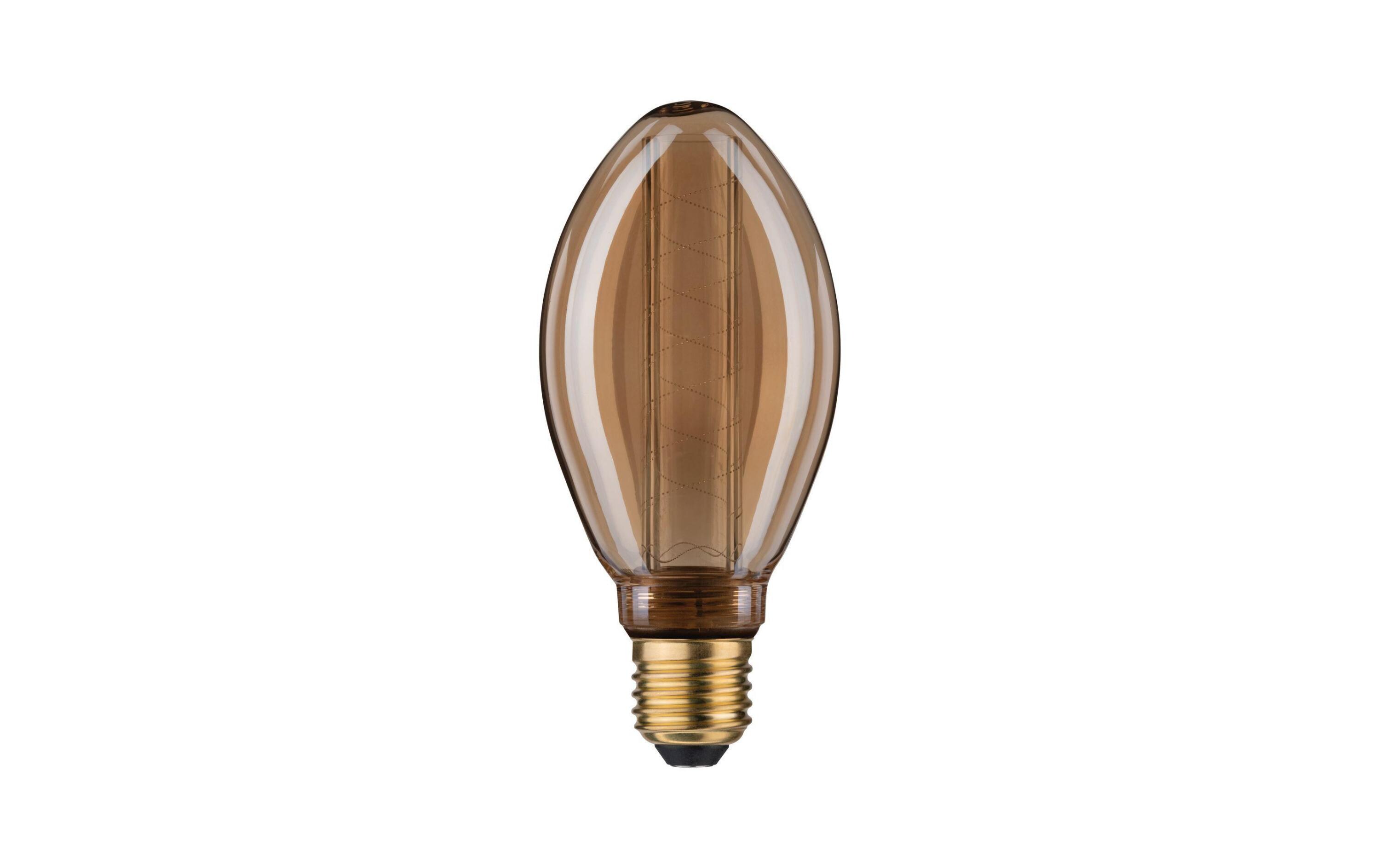 Lampe Vintage Birne 4 W (21 W) E27 SpiralmusterVintage-Birne B75 mit Innenkolben Spiralmuster